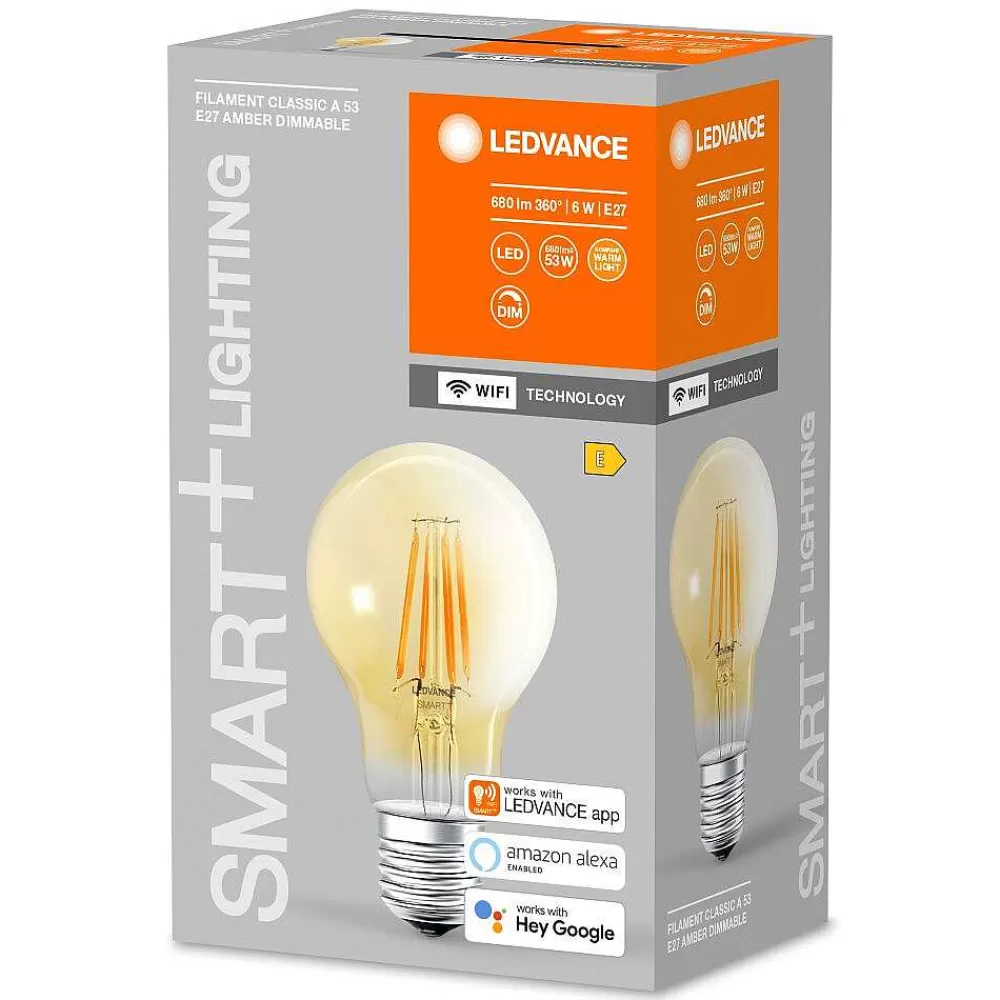Luminaires Ledvance Ledvance Smart+ Wifi Led E27 6 Watt 2400 Kelvin 680 Lumen