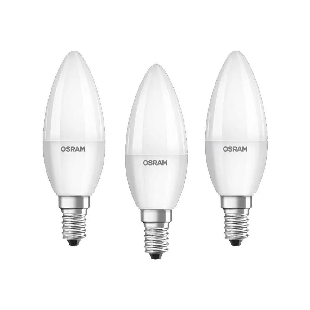 Luminaires Osram Lot De 3 Osram Led E14 5,7 Watt 2700 Kelvin 470 Lumen