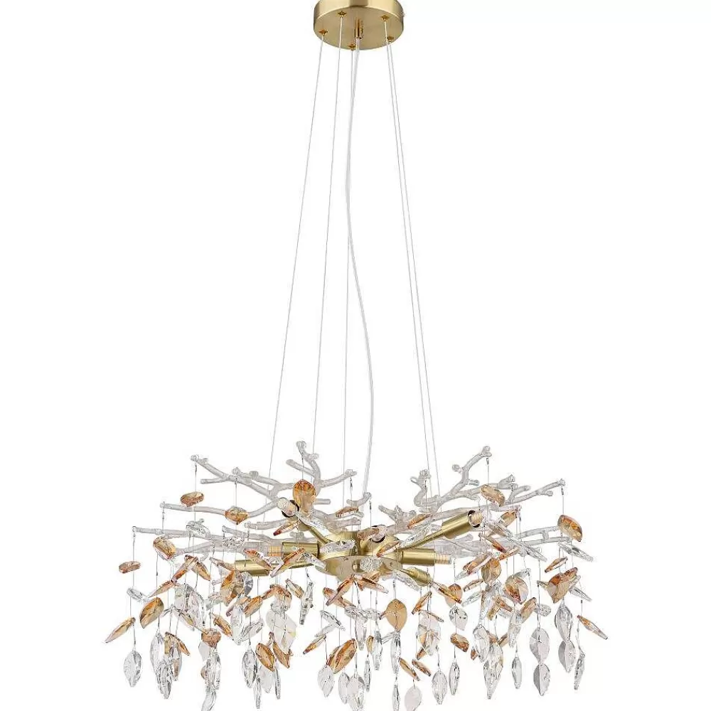 Luminaires Globo Lighting Lustre Globo Danna Or, 8 Lumieres