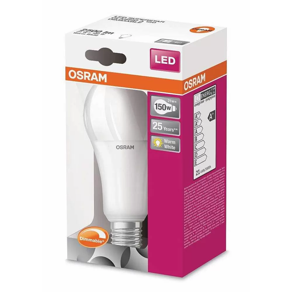 Luminaires Osram Osram Led E27 21 Watt 2700 Kelvin 2452 Lumen