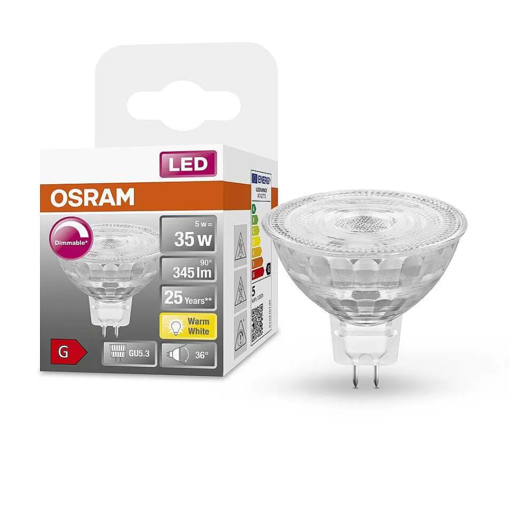 Luminaires Ledvance Osram Led Gu10 4,9 Watt 350 Lumen 2700 Kelvin