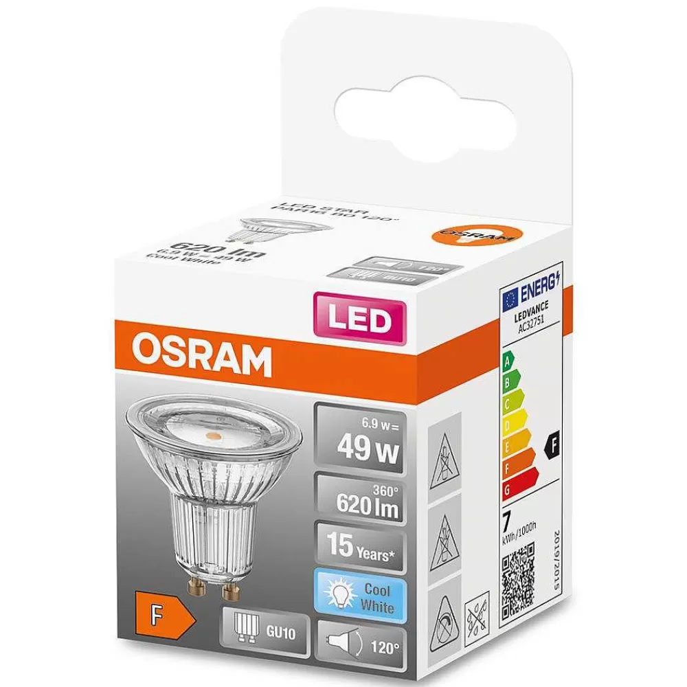 Luminaires Osram Osram Led Gu10 6,9 Watt 4000 Kelvin 580 Lumen