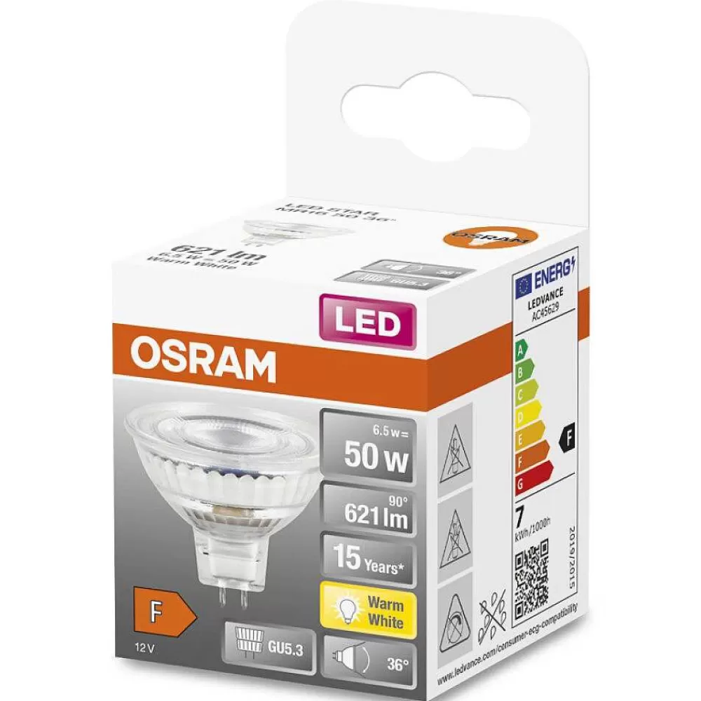 Luminaires Osram Osram Led Gu5.3 7,2 Watt 2700 Kelvin 621 Lumen