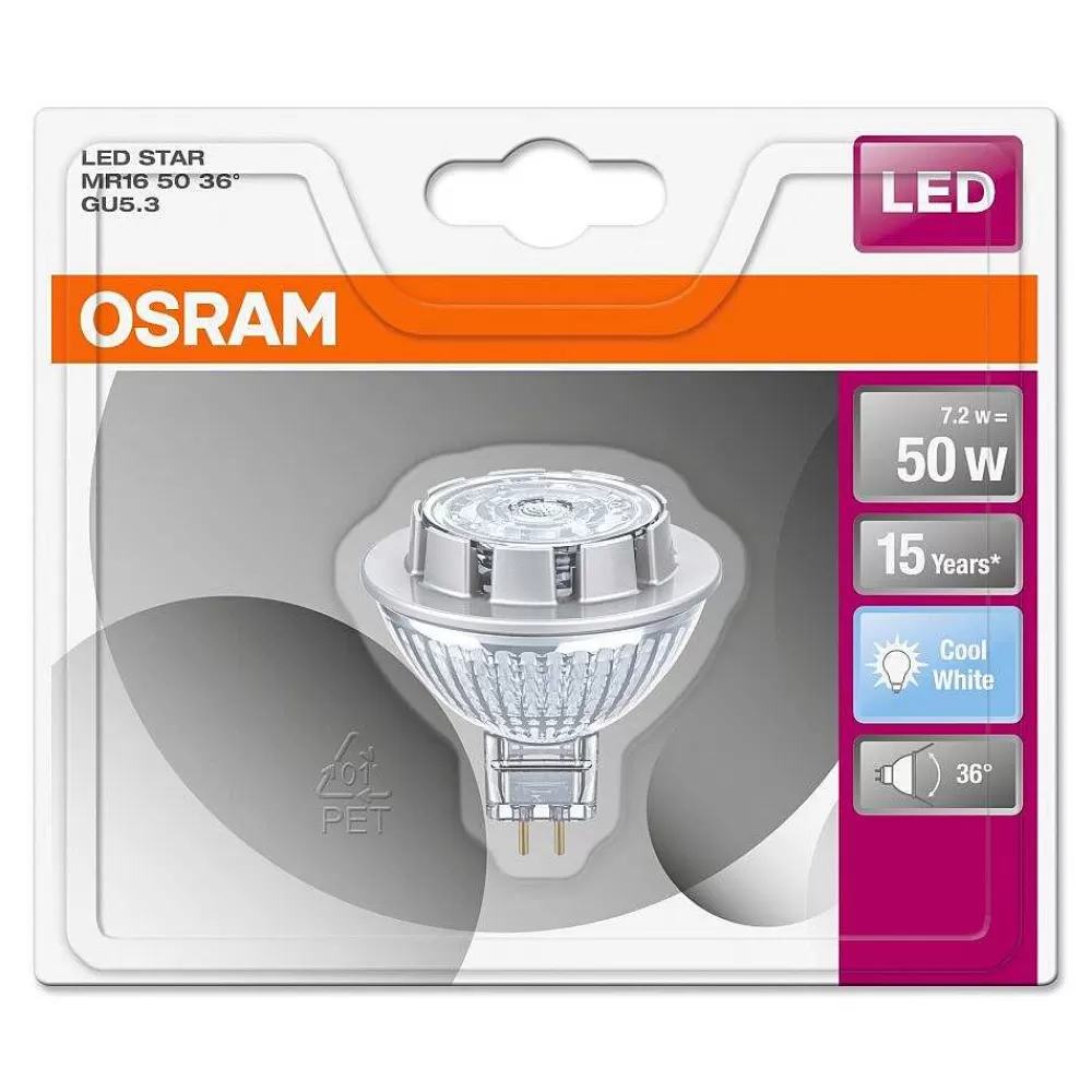 Luminaires Osram Osram Led Gu5.3 7,2 Watt 4000 Kelvin 620 Lumen