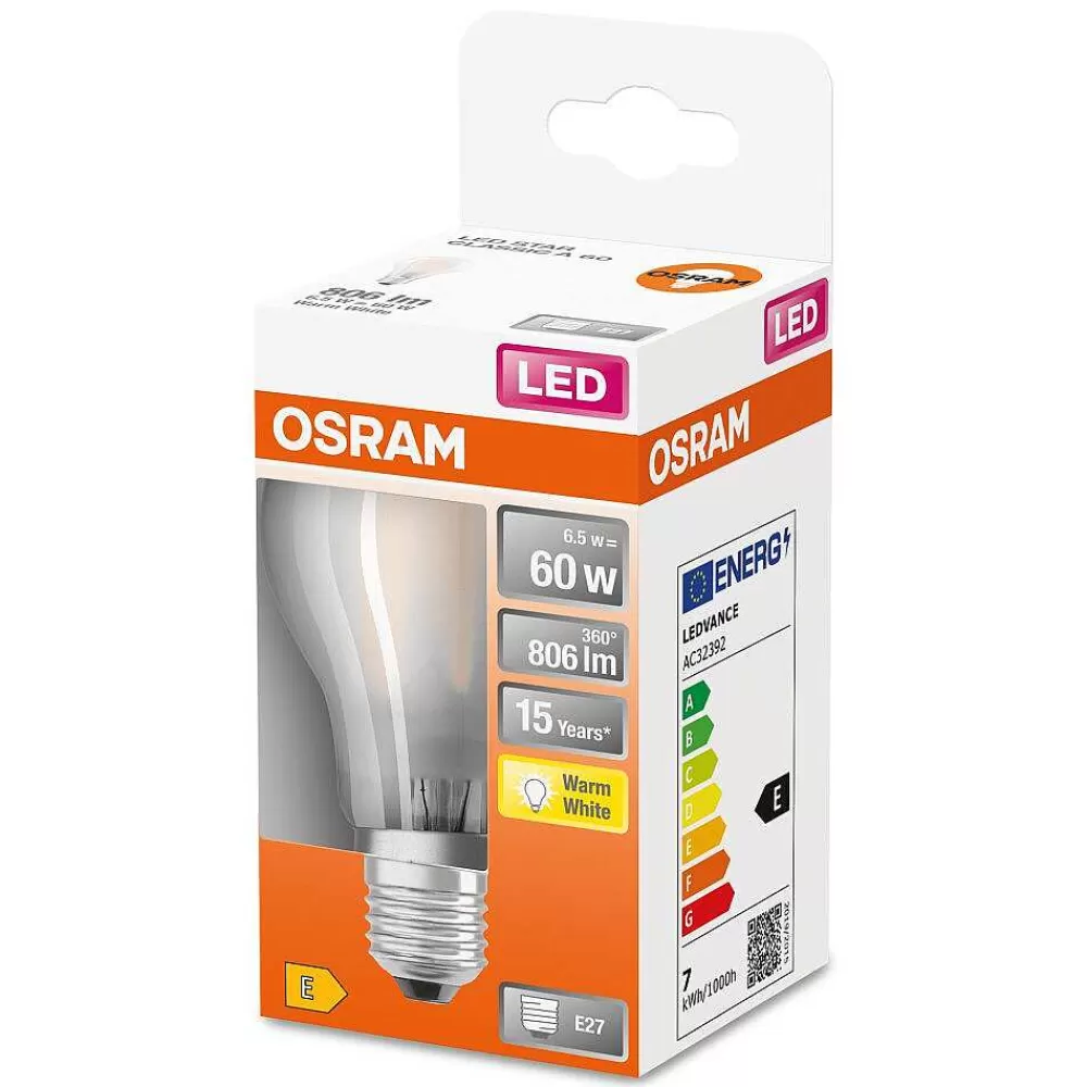 Luminaires Osram Osram Led Retrofit Led B22D 6,5 Watt 2700 Kelvin 806 Lumen