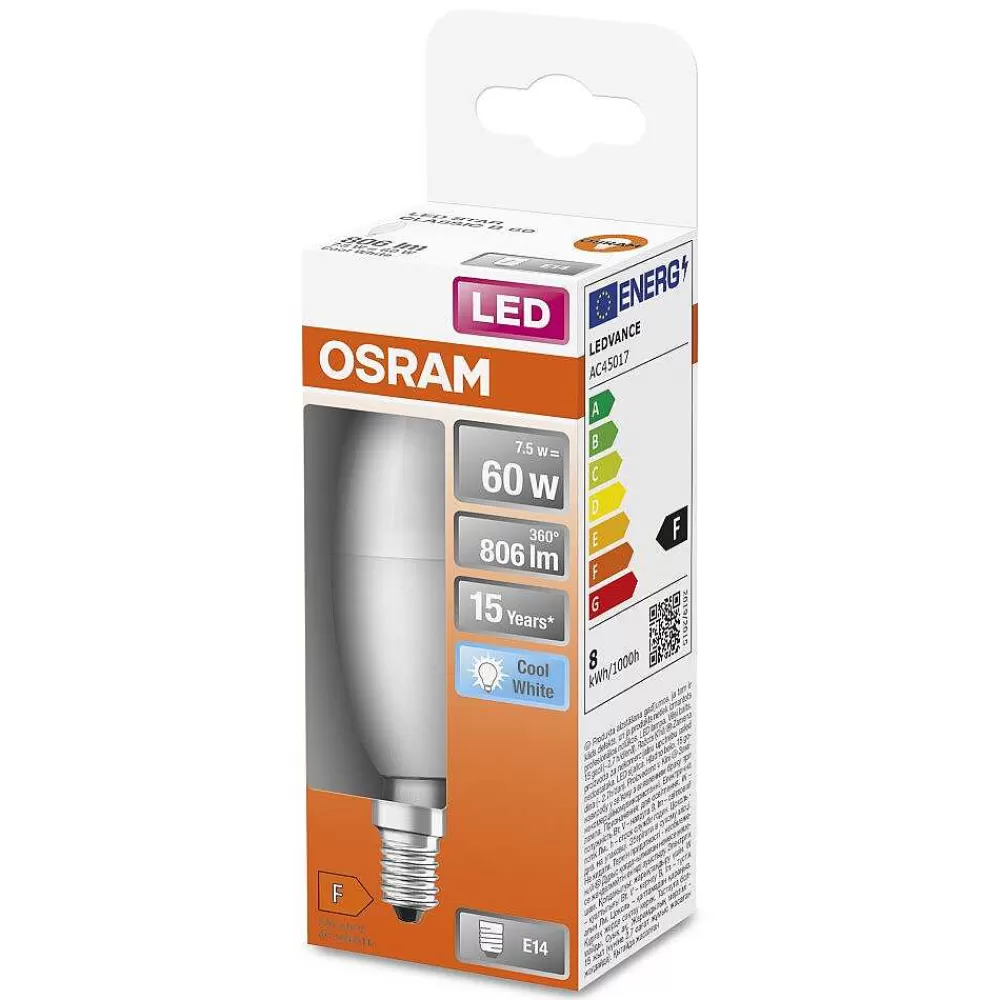 Luminaires Osram Osram Led Star E14 7,5 Watt 4000 Kelvin 806 Lumen