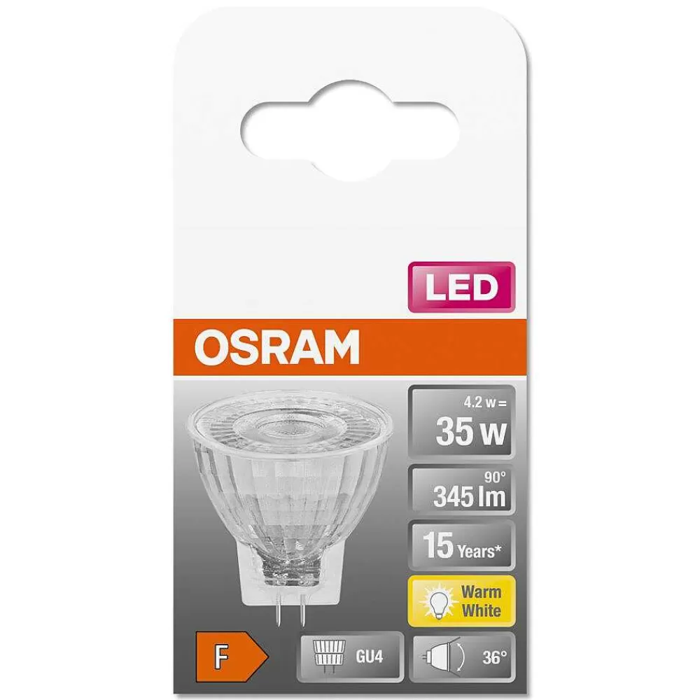 Luminaires Osram Osram Led Star Gu4 4,2 Watt 2700 Kelvin 345 Lumen