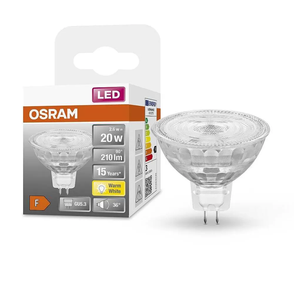 Luminaires Osram Osram Led Star Gu5.3 2,6 Watt 2700 Kelvin 210 Lumen