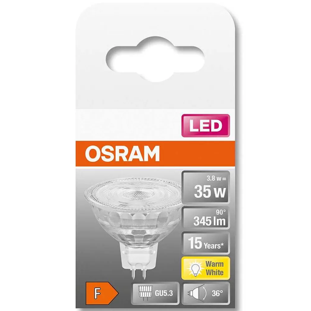 Luminaires Osram Osram Led Star Gu5.3 3,8 Watt 2700 Kelvin 345 Lumen