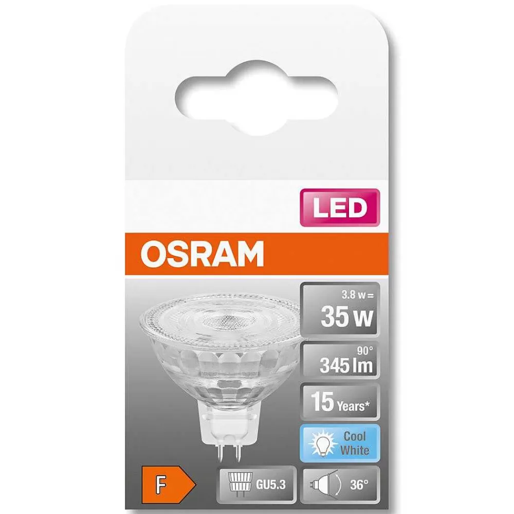 Luminaires Osram Osram Led Star Gu5.3 3,8 Watt 4000 Kelvin 345 Lumen