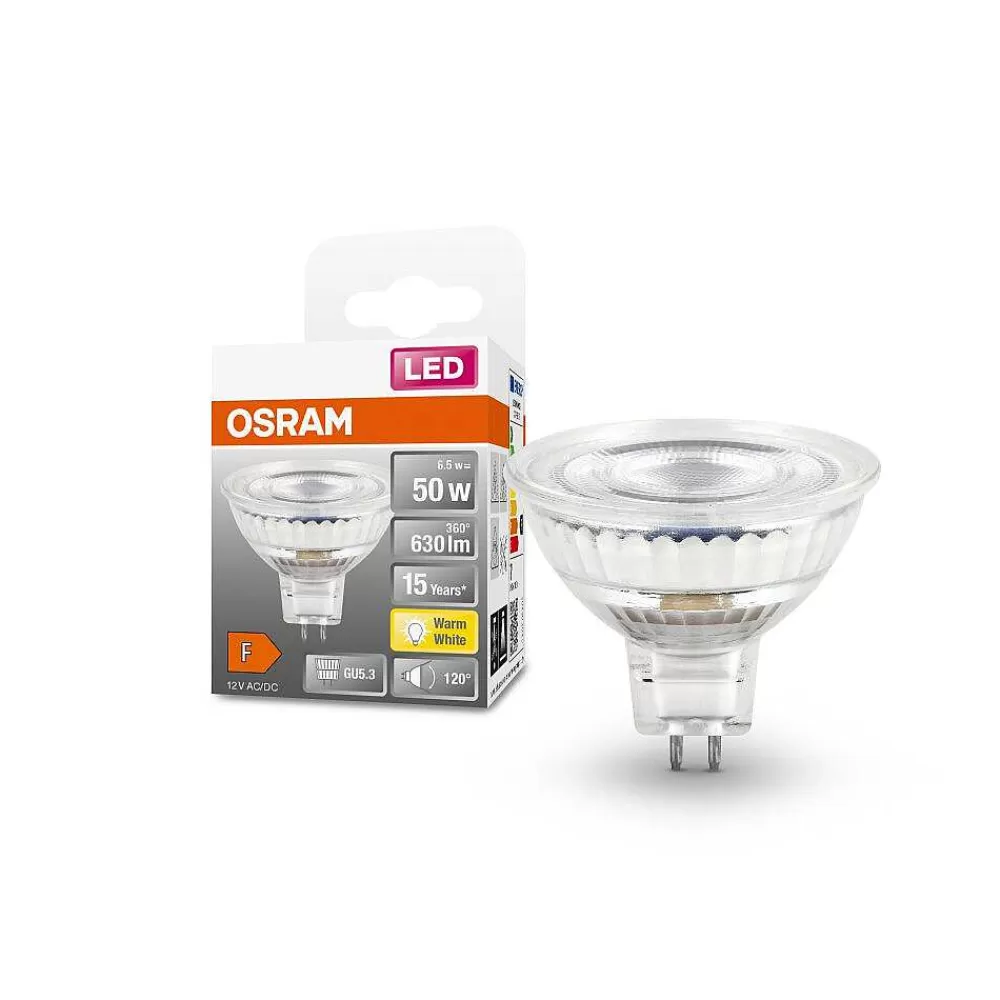 Luminaires Osram Osram Led Star Gu5.3 6,5 Watt 2700 Kelvin 630 Lumen