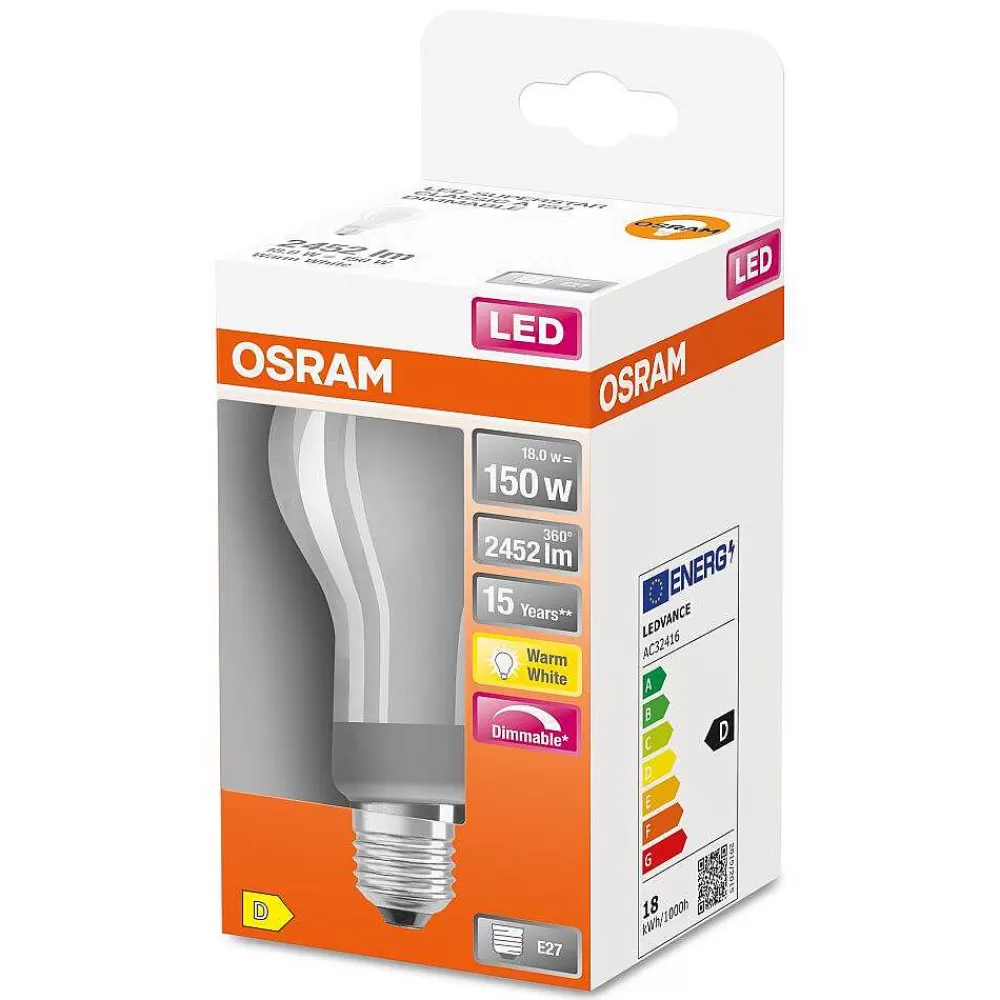 Luminaires Osram Osram Led Superstar E27 18 Watt 2700 Kelvin 2452 Lumen