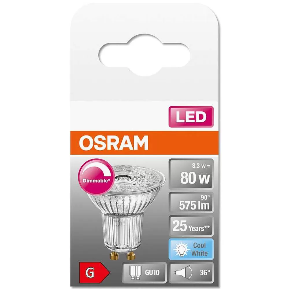 Luminaires Osram Osram Led Superstar Gu10 8,3 Watt 4000 Kelvin 575 Lumen