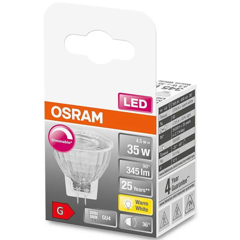 Luminaires Osram Osram Led Superstar Gu4 4,5 Watt 2700 Kelvin 345 Lumen