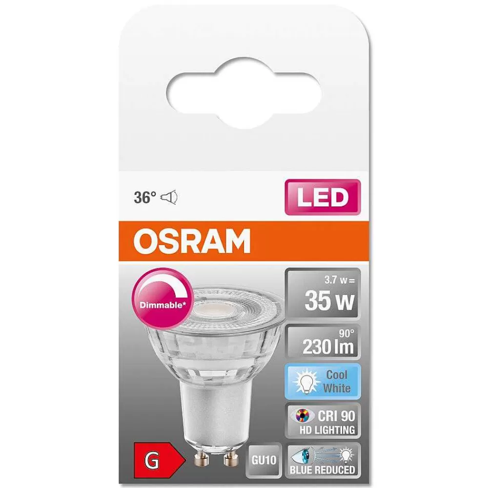 Luminaires Osram Osram Superstar Plus Led Gu10 3,7 Watt 4000 Kelvin 230 Lumen