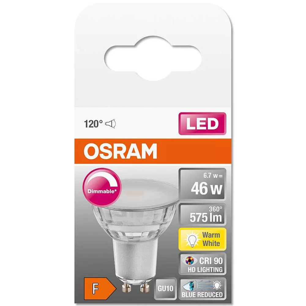 Luminaires Osram Osram Superstar Plus Led Gu10 6,7 Watt 2700 Kelvin 575 Lumen