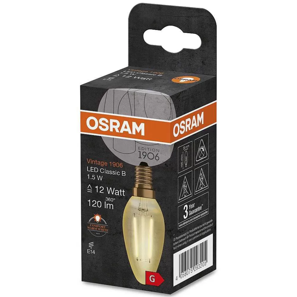 Luminaires Osram Osram Vintage 1906® Led E14 1,5 Watt 2400 Kelvin 120 Lumen