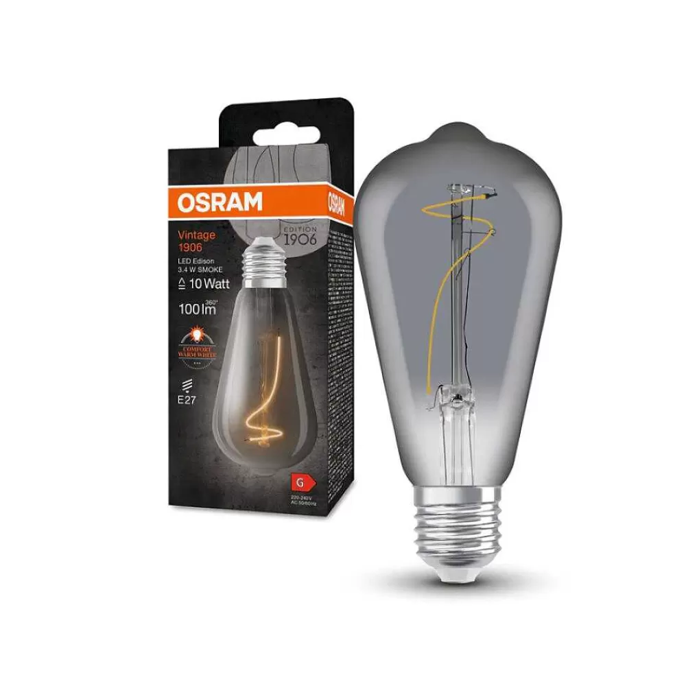 Luminaires Osram Osram Vintage 1906® Led E27 3,4 Watt 1800 Kelvin 100 Lumen