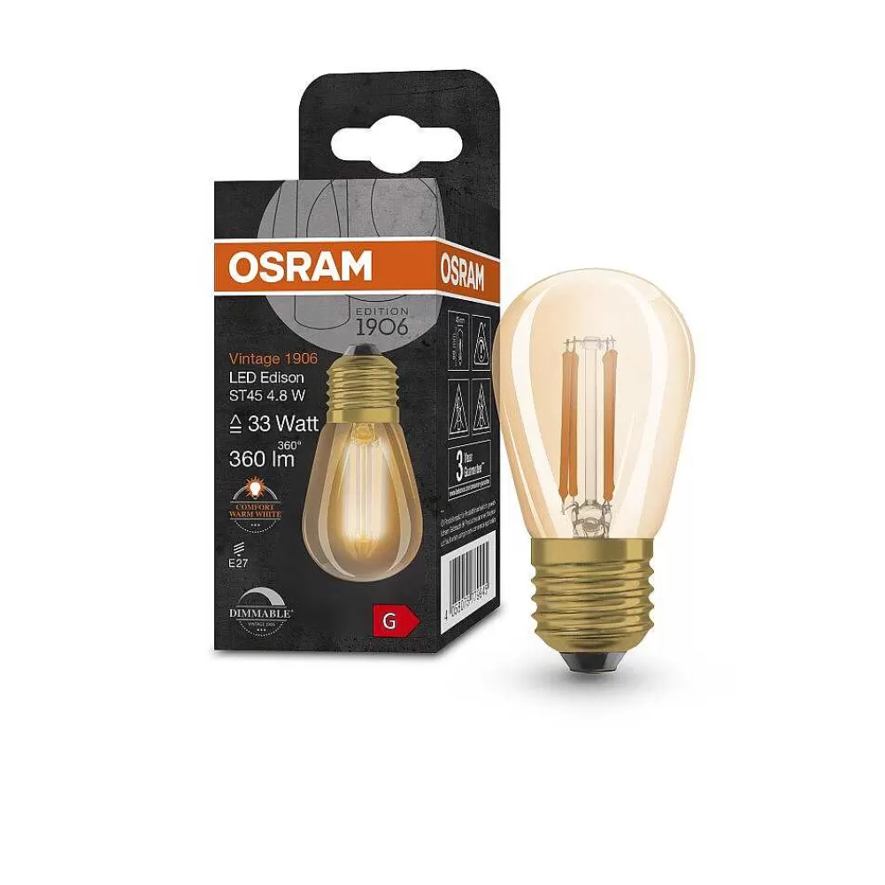Luminaires Osram Osram Vintage 1906 Led E27 4,8 Watt 2200 Kelvin 360 Lumen