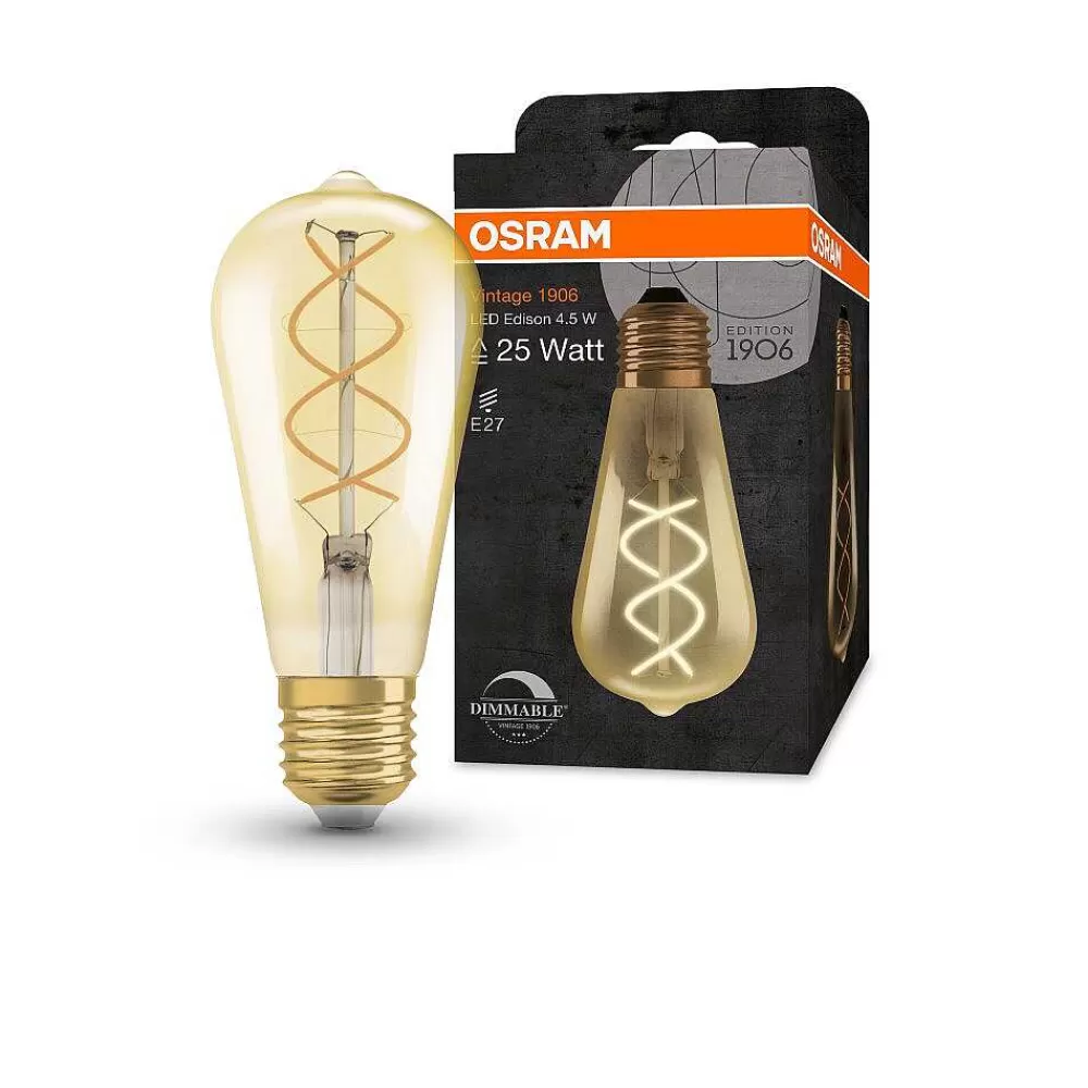 Luminaires Osram Osram Vintage 1906® Led E27 4 Watt 2000 Kelvin 300 Lumen