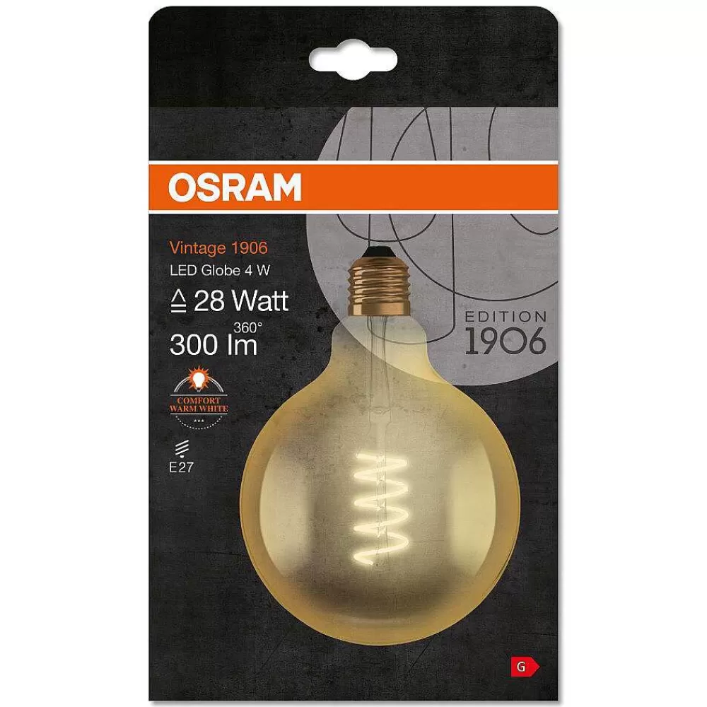 Luminaires Osram Osram Vintage 1906® Led E27 4 Watt 2000 Kelvin 300 Lumen