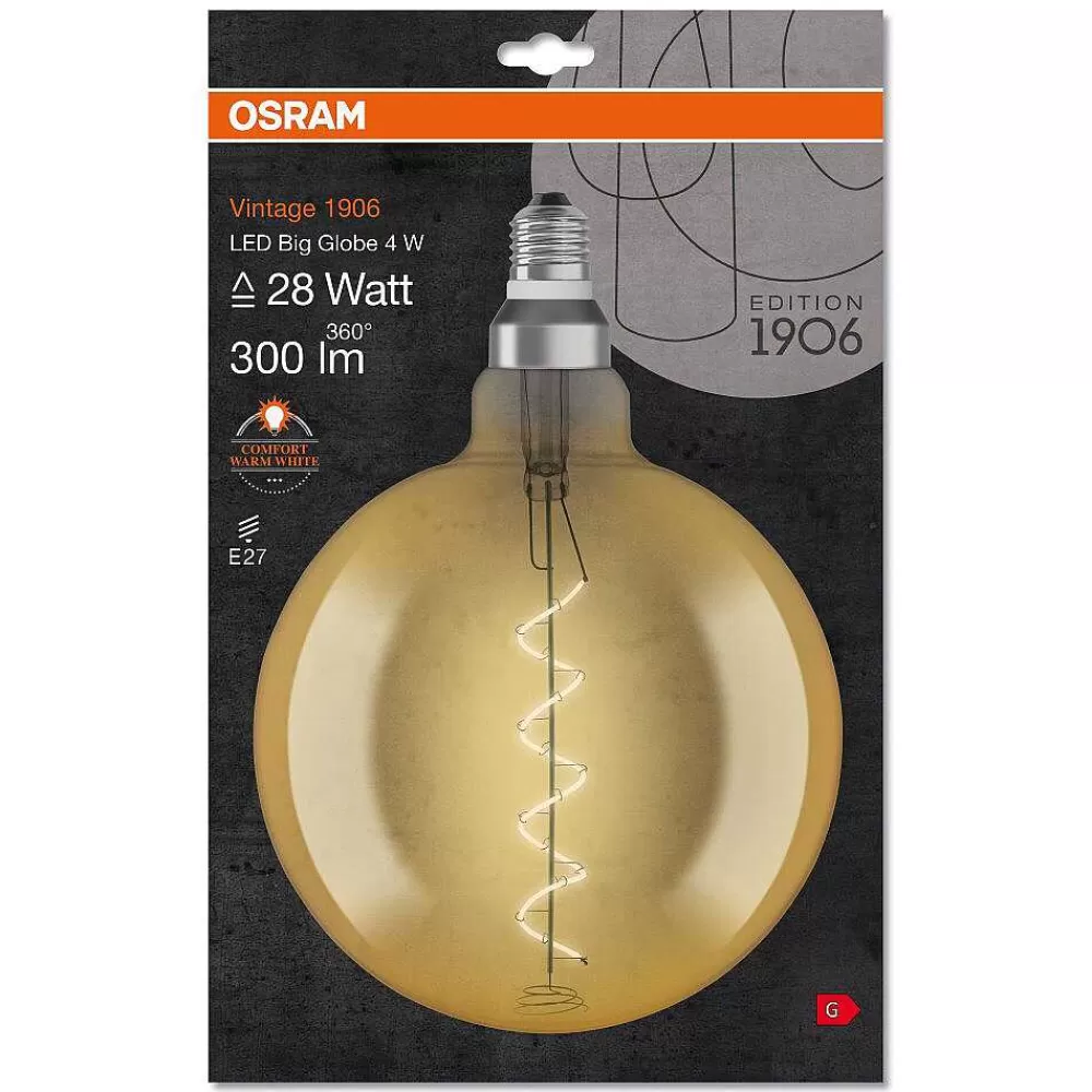 Luminaires Osram Osram Vintage 1906® Led E27 4 Watt 2000 Kelvin 300 Lumen