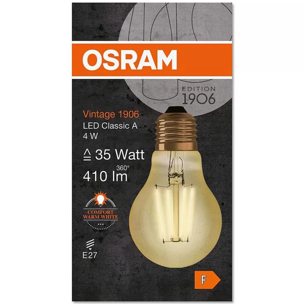 Luminaires Osram Osram Vintage 1906® Led E27 4 Watt 2400 Kelvin 410 Lumen