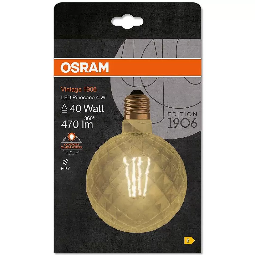 Luminaires Osram Osram Vintage 1906® Led E27 4 Watt 2400 Kelvin 470 Lumen