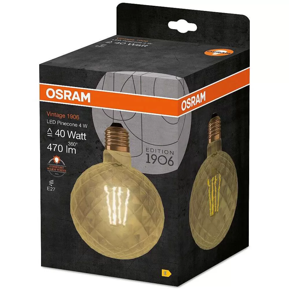 Luminaires Osram Osram Vintage 1906® Led E27 4 Watt 2400 Kelvin 470 Lumen