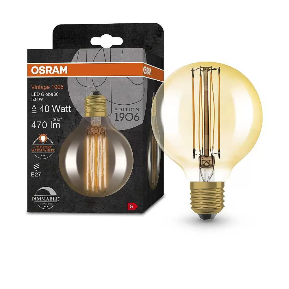 Luminaires Osram Osram Vintage 1906® Led E27 5,8 Watt 2200 Kelvin 470 Lumen