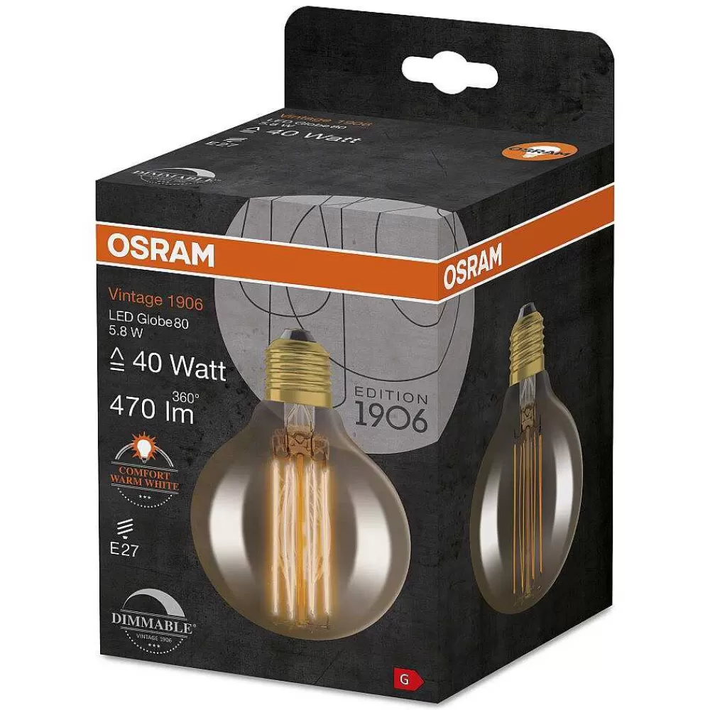 Luminaires Osram Osram Vintage 1906® Led E27 5,8 Watt 2200 Kelvin 470 Lumen