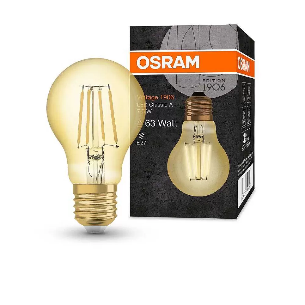 Luminaires Osram Osram Vintage 1906® Led E27 7,5 Watt 2400 Kelvin 865 Lumen