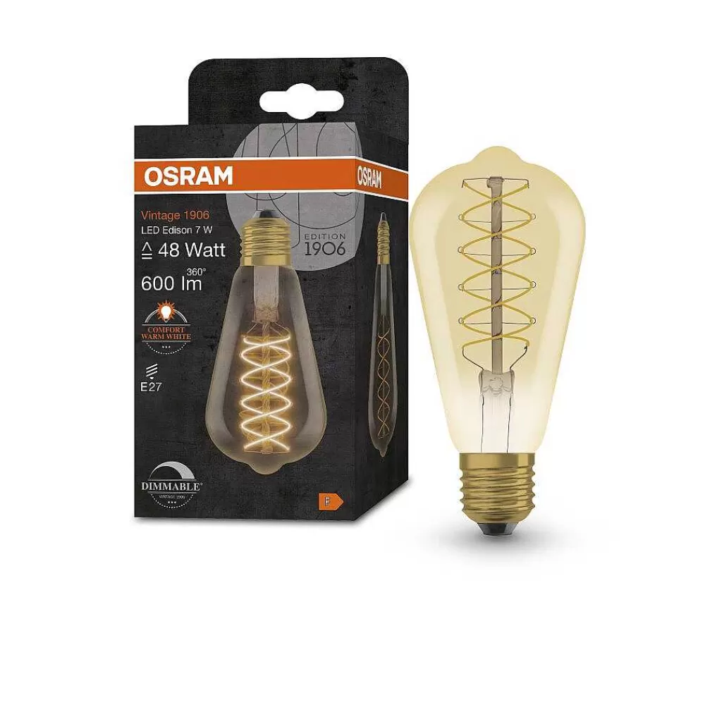 Luminaires Osram Osram Vintage 1906® Led E27 7 Watt 2200 Kelvin 600 Lumen