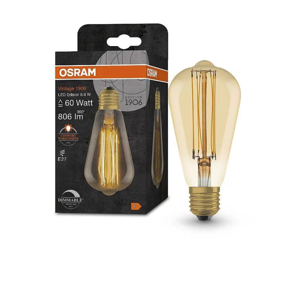 Luminaires Osram Osram Vintage 1906® Led E27 8,8 Watt 2200 Kelvin 806 Lumen