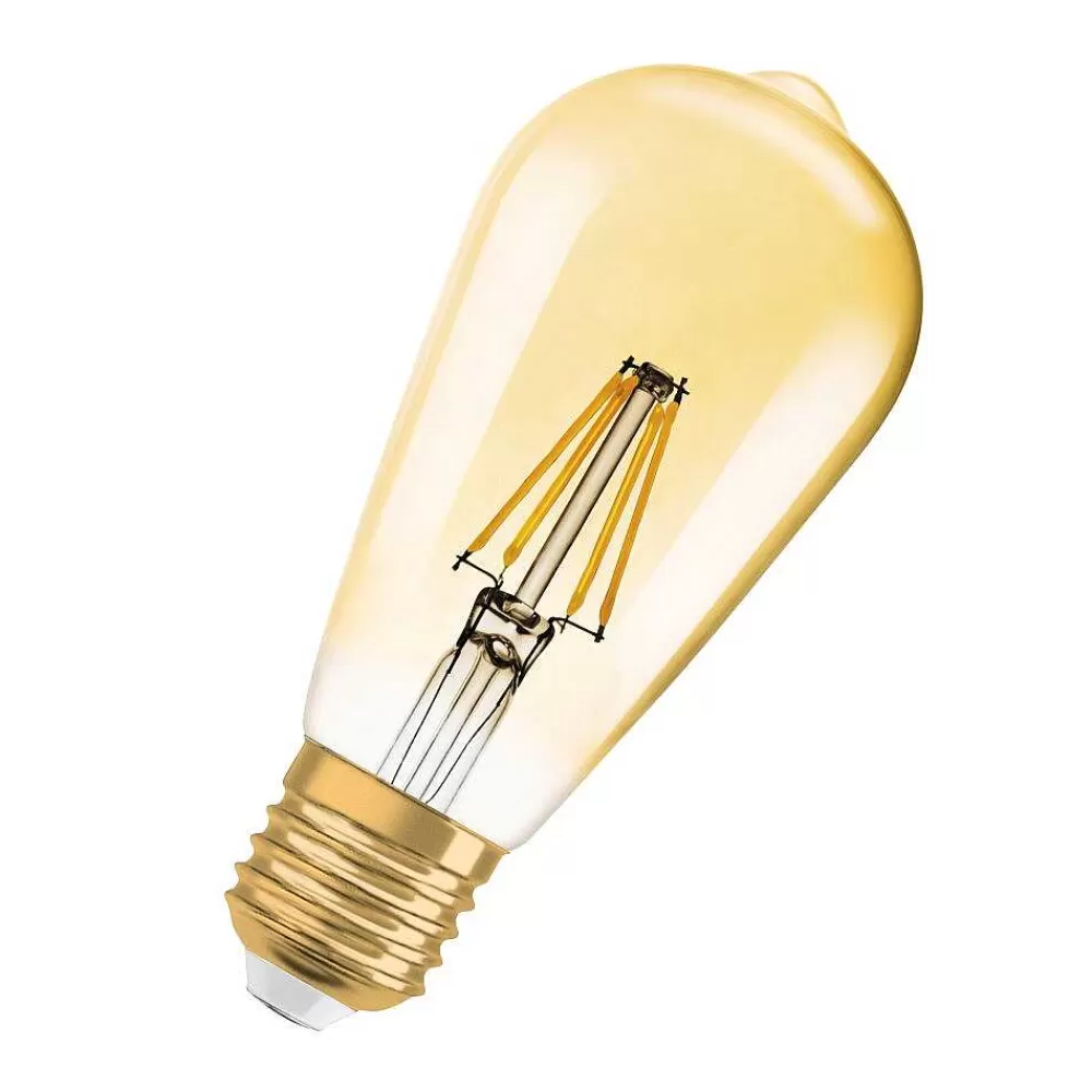 Luminaires Osram Osram Vintage 1906 Lot De 2 Led E27 6,5 Watt 2400 Kelvin 725 Lumen