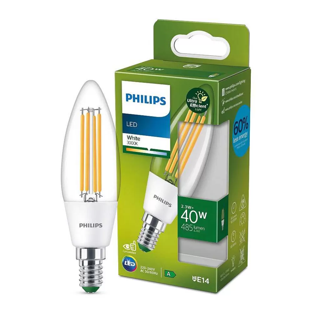 Luminaires Philips Philips Classic Led E14 2,3 Watt 3000 Kelvin 485 Lumen