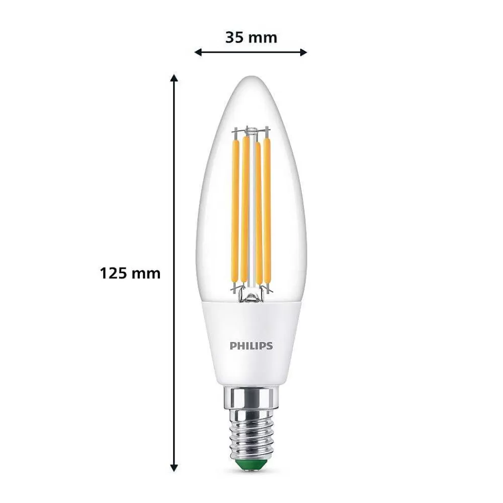 Luminaires Philips Philips Classic Led E14 2,3 Watt 3000 Kelvin 485 Lumen