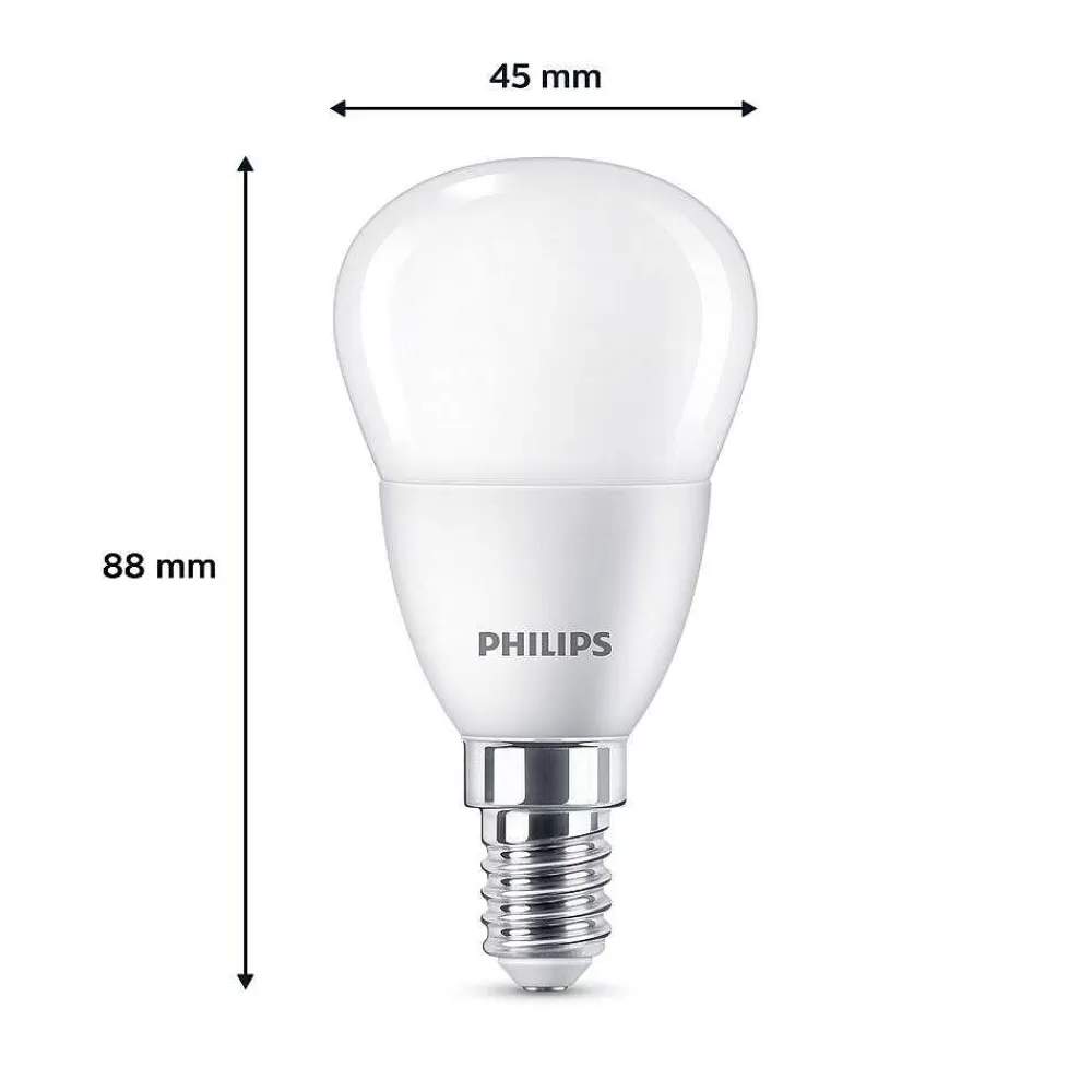 Luminaires Philips Philips Classic Lot De 3 Led E14 4,9 Watt 2700 Kelvin 470 Lumen