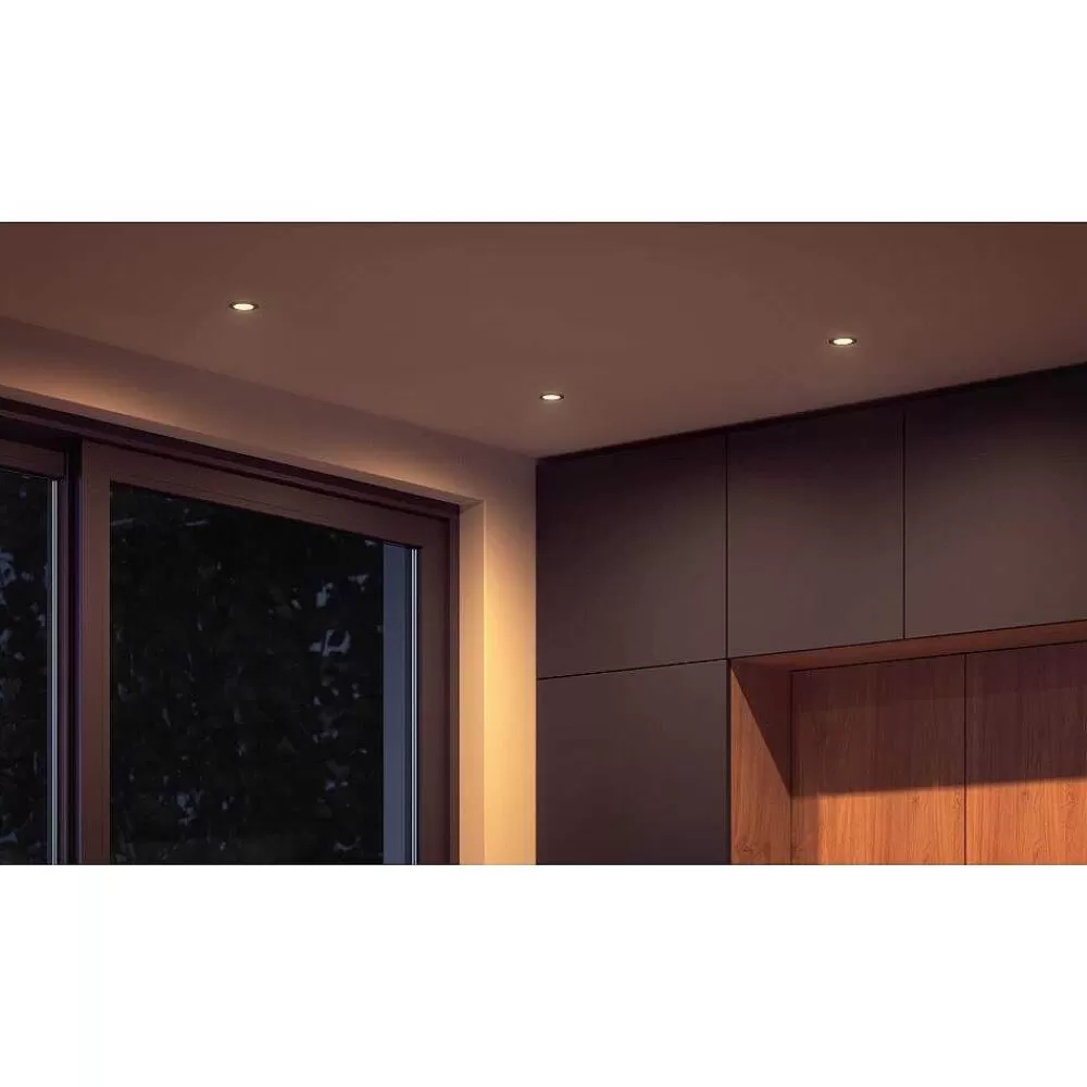 Luminaires Philips Philips Hue Lot De 2 Led Gu5.3 6,3 Watt 2000-6500 Kelvin 400 Lumen
