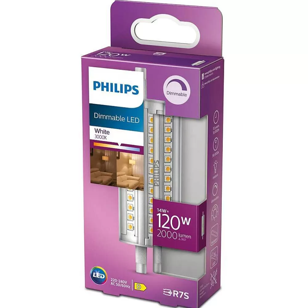 Luminaires Philips Philips Led R7S 14 Watt 3000 Kelvin 2000 Lumen