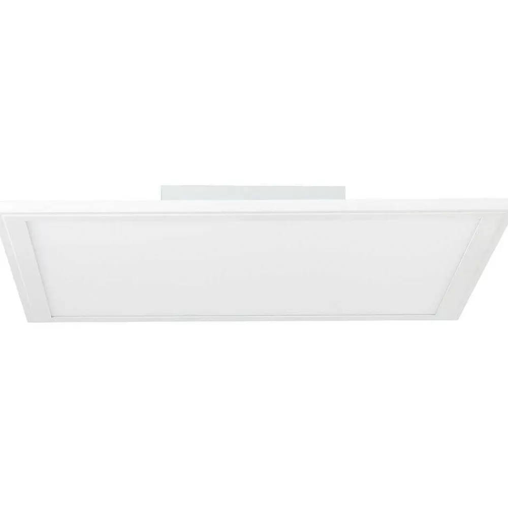 Luminaires Brilliant Plafonnier Brilliant Atira Led Blanc, 1 Lumiere, Telecommandes, Changeur De Couleurs