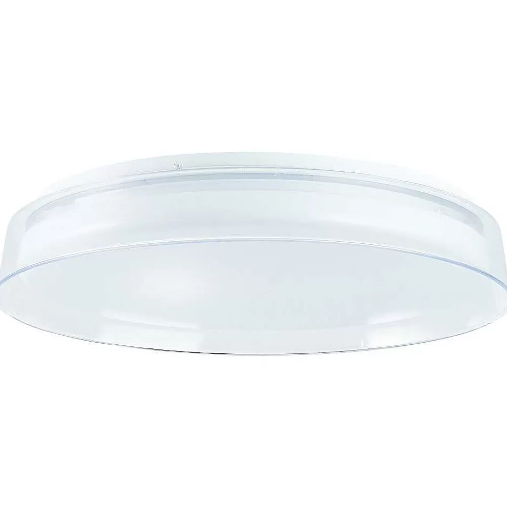 Luminaires Brilliant Plafonnier Brilliant Leanna Led Blanc, 1 Lumiere, Telecommandes, Changeur De Couleurs
