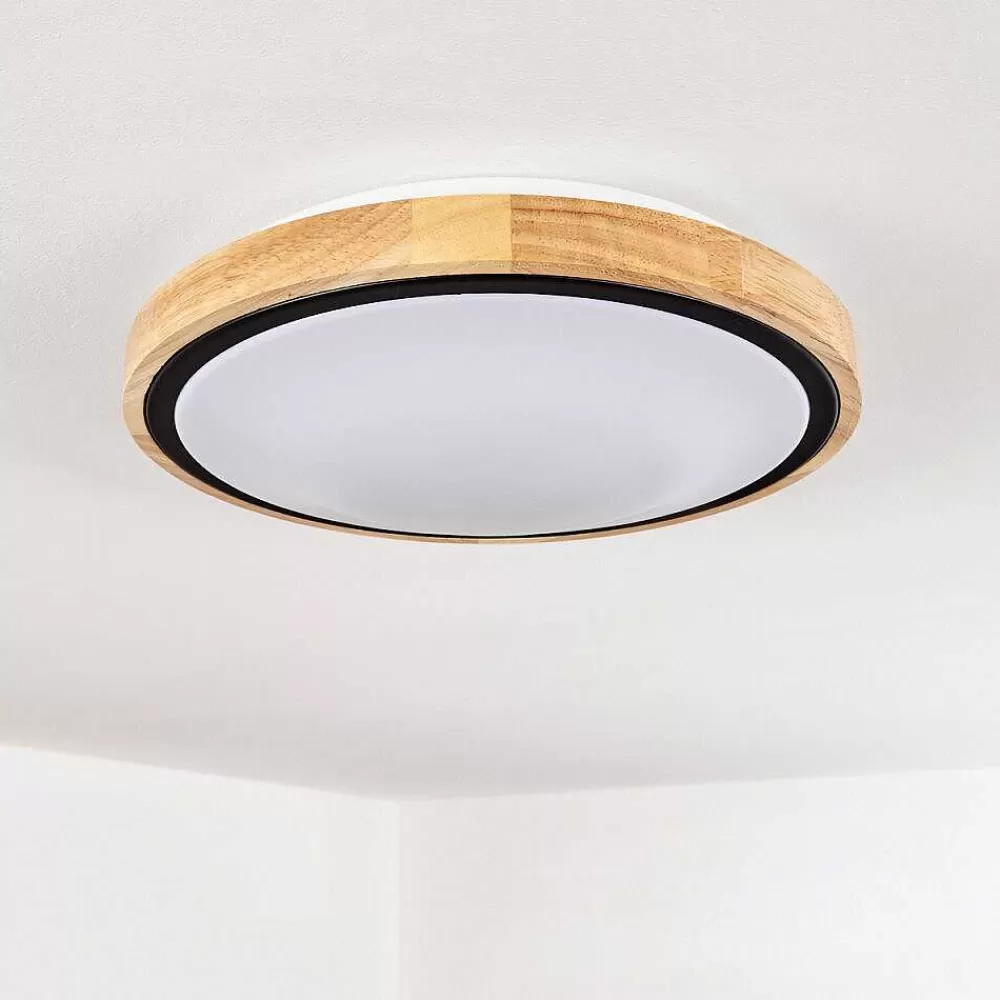 hofstein Plafonnier Corinto Led Ecru, Noir, 1 Lumiere