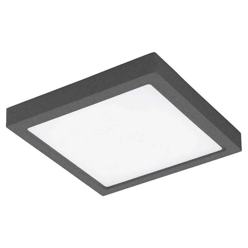 Luminaires Eglo Plafonnier Eglo Connect Argolis-C Led Anthracite, 1 Lumiere