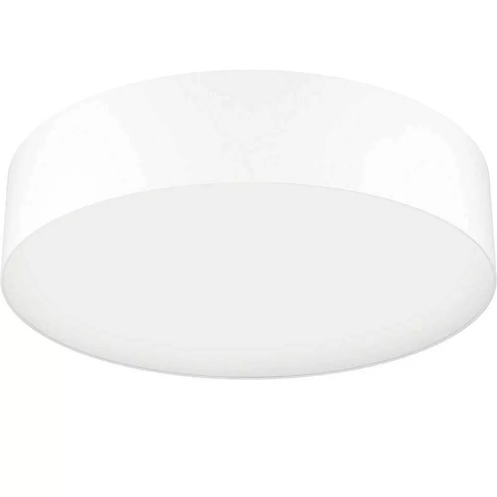 Luminaires Eglo Plafonnier Eglo Romao-Z Led Blanc, 1 Lumiere, Changeur De Couleurs
