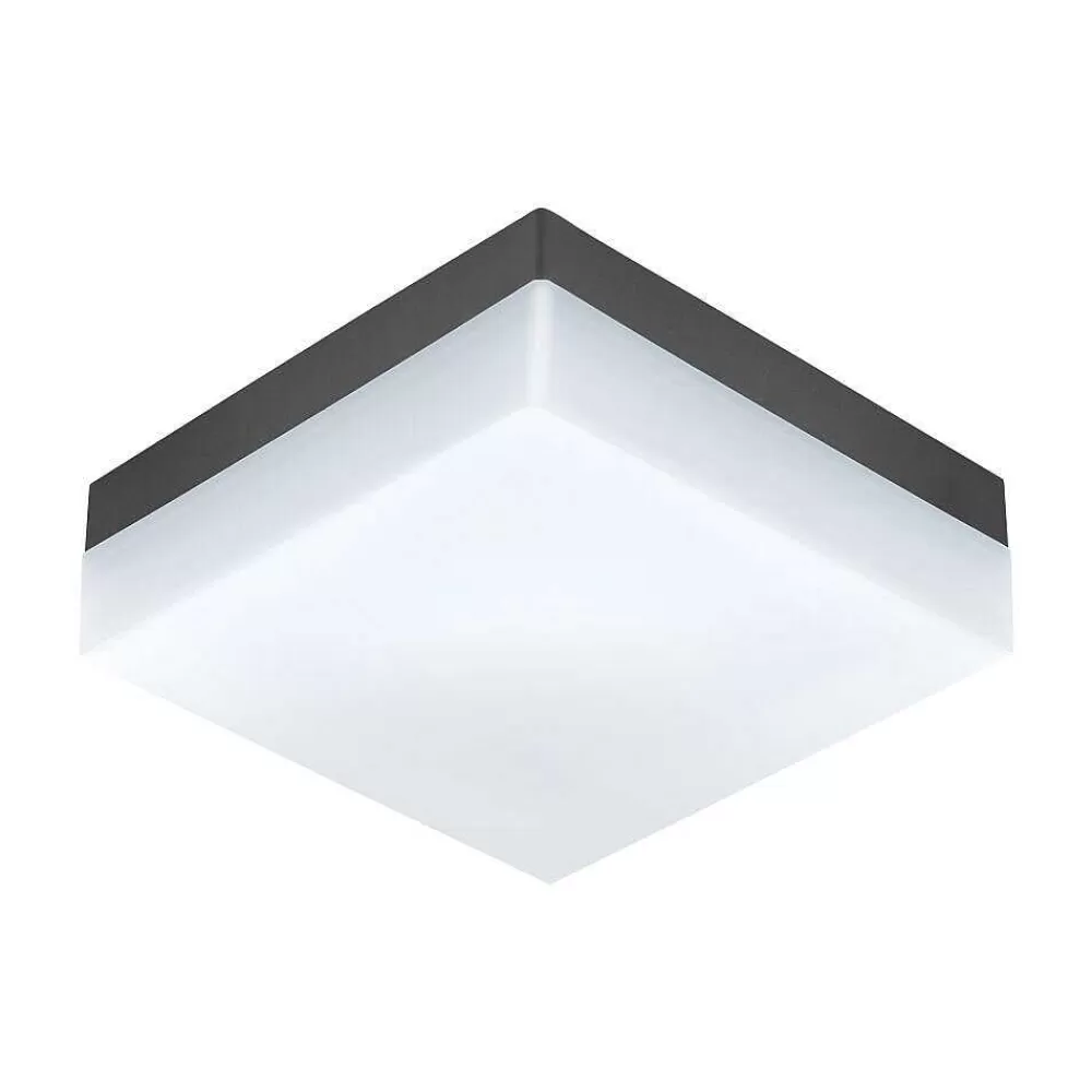 Luminaires Eglo Plafonnier Eglo Sonella Led Anthracite, 1 Lumiere