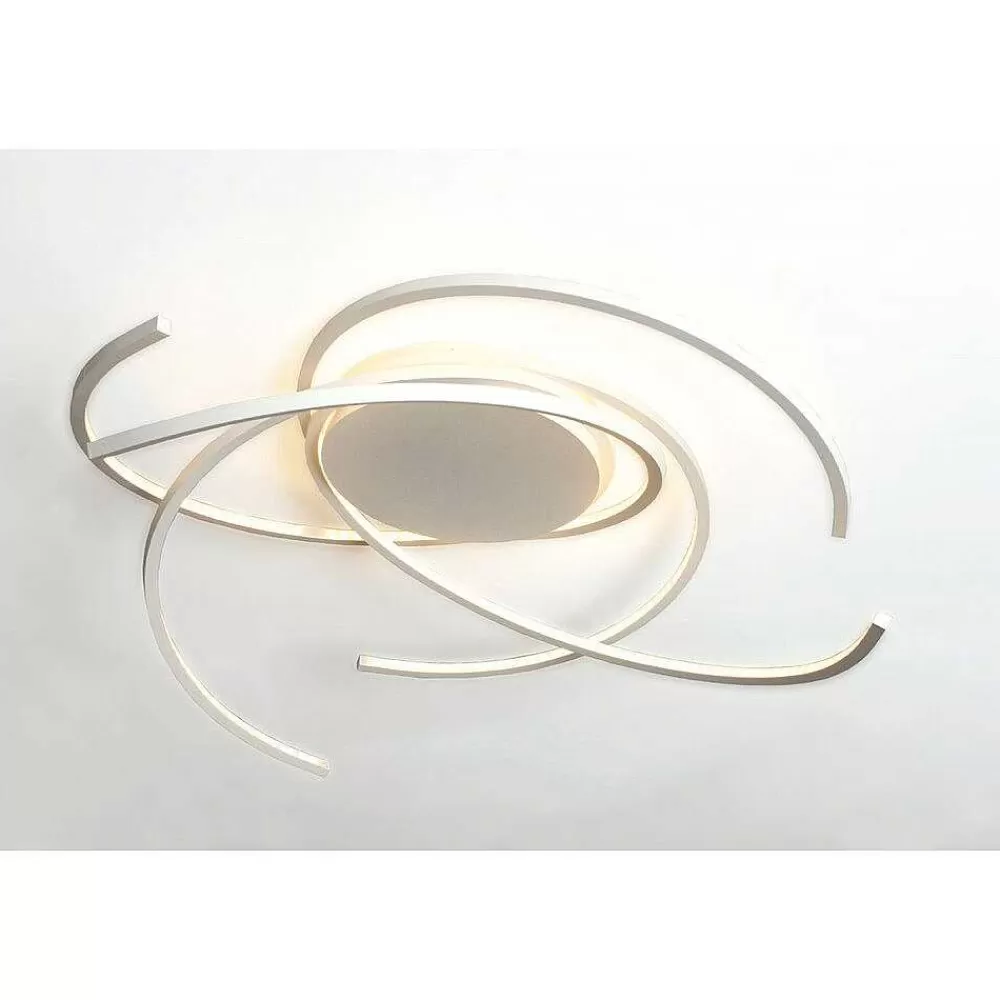 Luminaires Escale Plafonnier Escale Space Led Blanc, 1 Lumiere