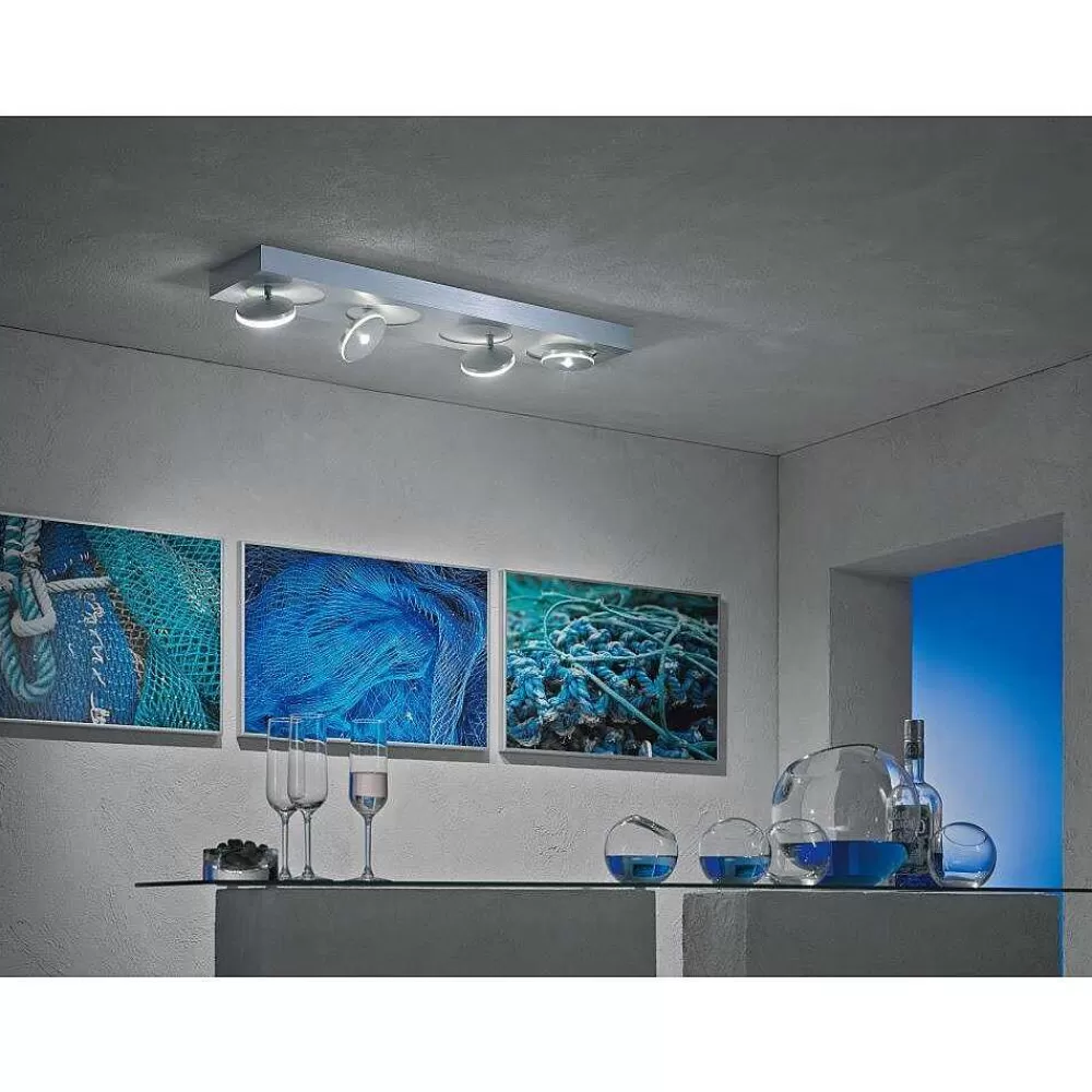 Luminaires Escale Plafonnier Escale Spot It Led Aluminium, 4 Lumieres