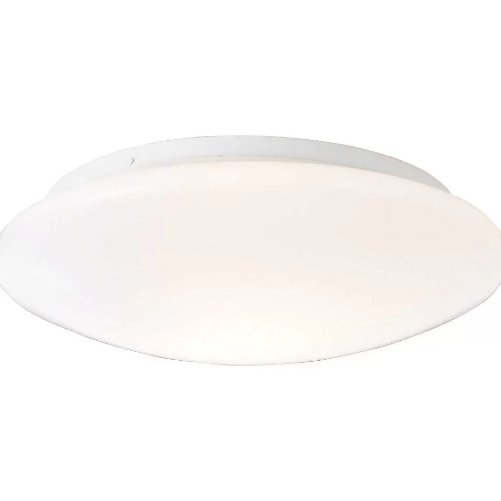 Luminaires Brilliant Plafonnier Exterieur Brilliant Farly Blanc, 1 Lumiere