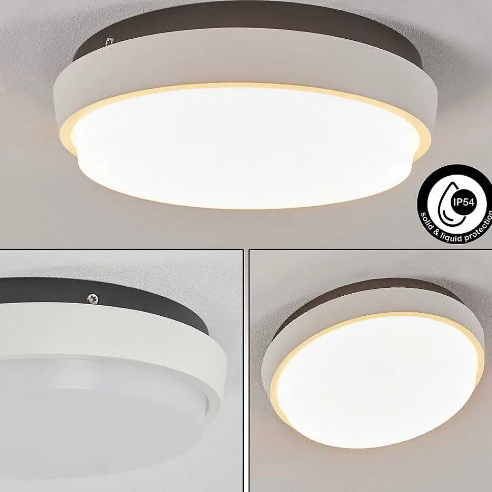 hofstein Plafonnier Exterieur Centinela Led Anthracite, Blanc, 1 Lumiere